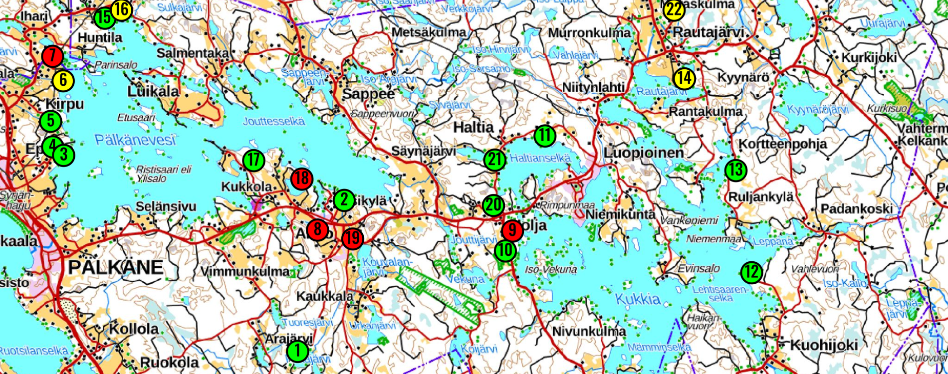 Kunnostuskohteet