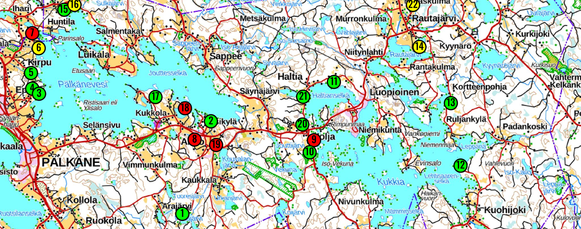 Kunnostuskohteet